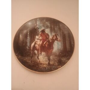 Mystic Warriors 'Sunseeker' Hamilton Collection plate by Chuck Ren 1992